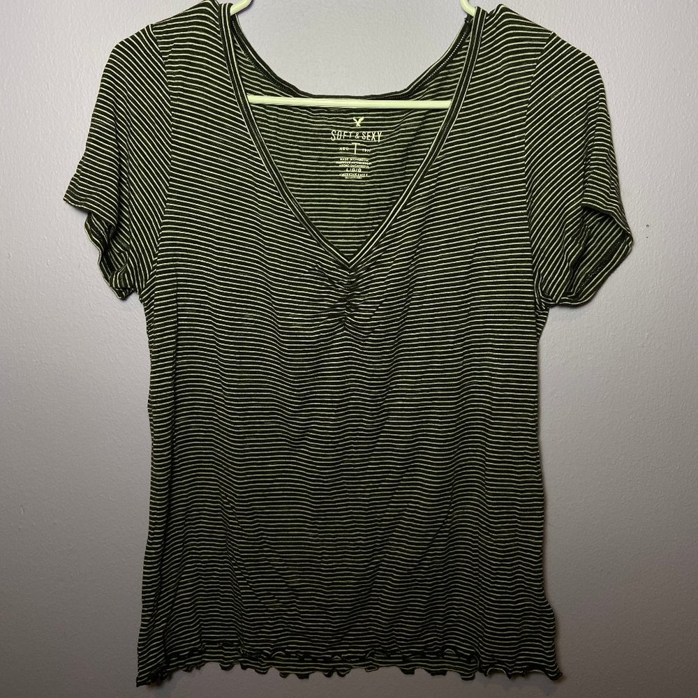 American Eagle striped shirt